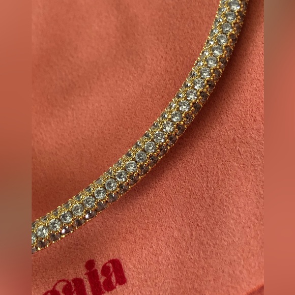 Cult Gaia Bloom Chocker Rhinestone Clear - Picture 7 of 12